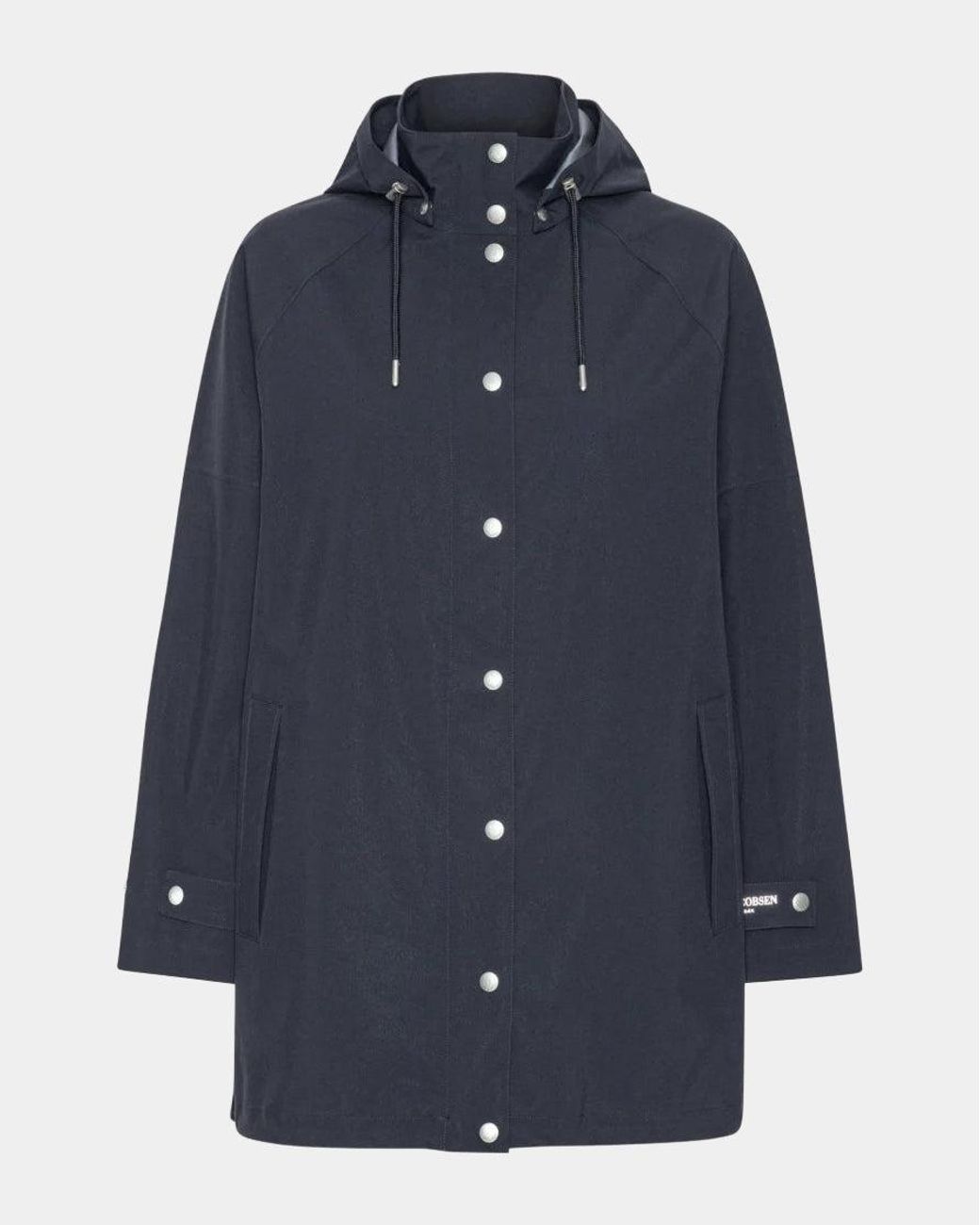Ilse Jacobsen Blue Gentle Rain Raglan Raincoat