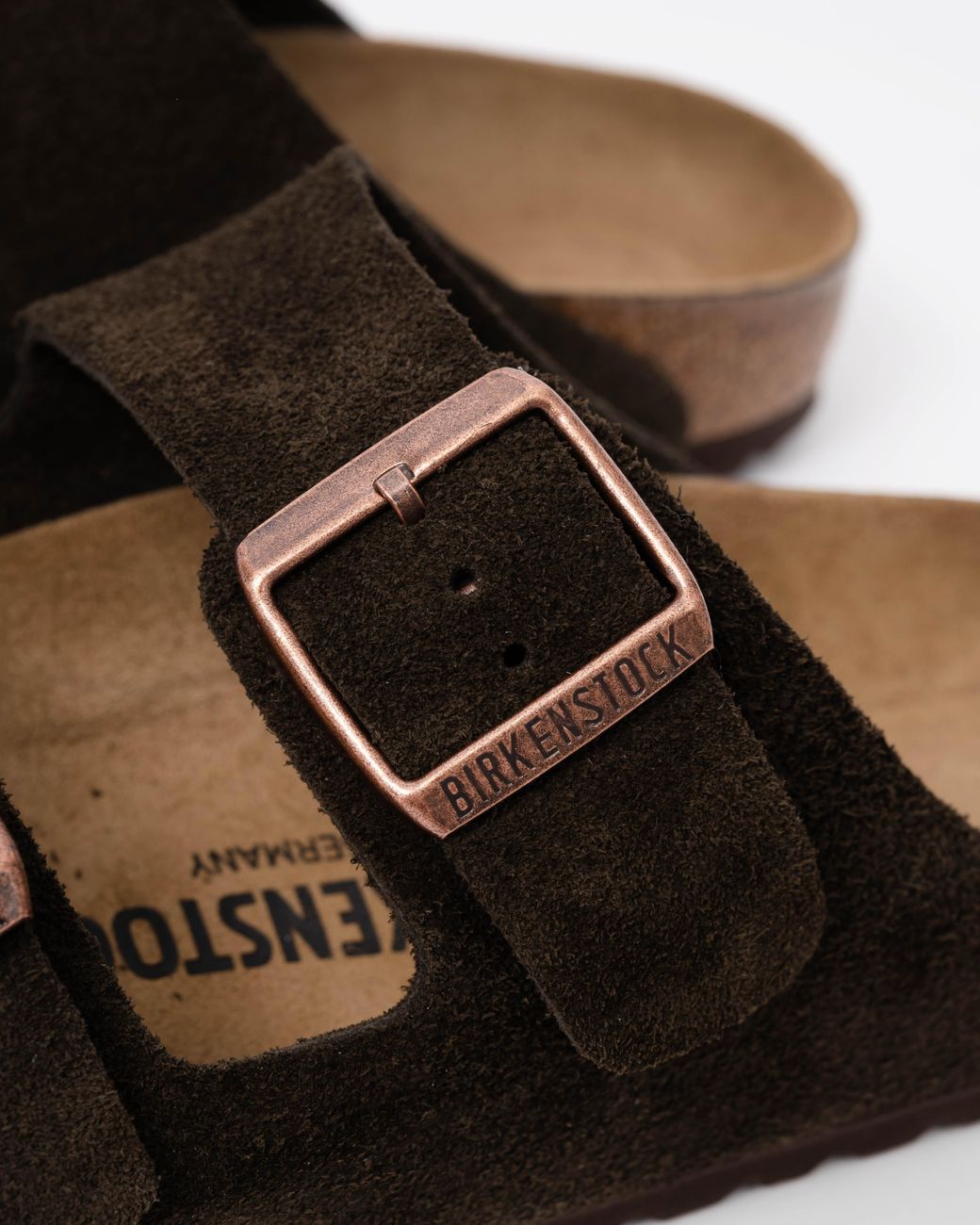 Birkenstock Brown Arizona Suede Leather Sandals