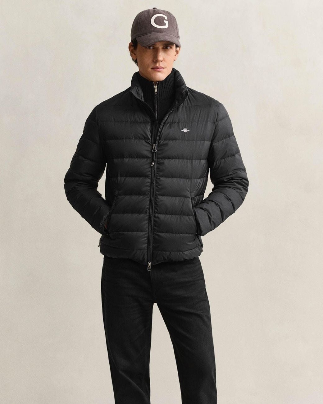 Gant Black Light Down Jacket for men