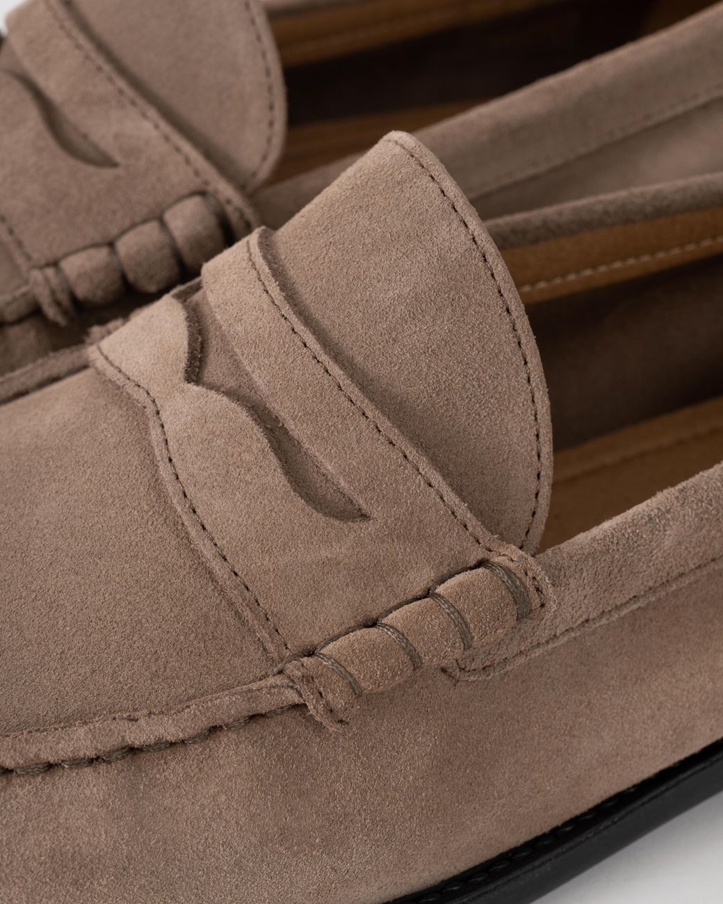 Boss Multicolor Tevan Suede Moccasin Shoes for men