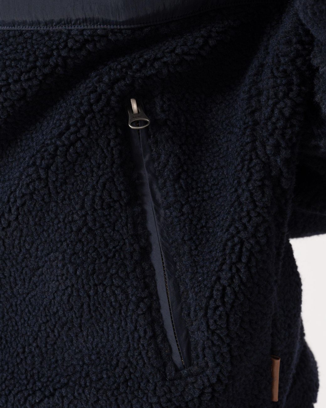 Gant Blue Patch Pocket Fleece Jacket for men