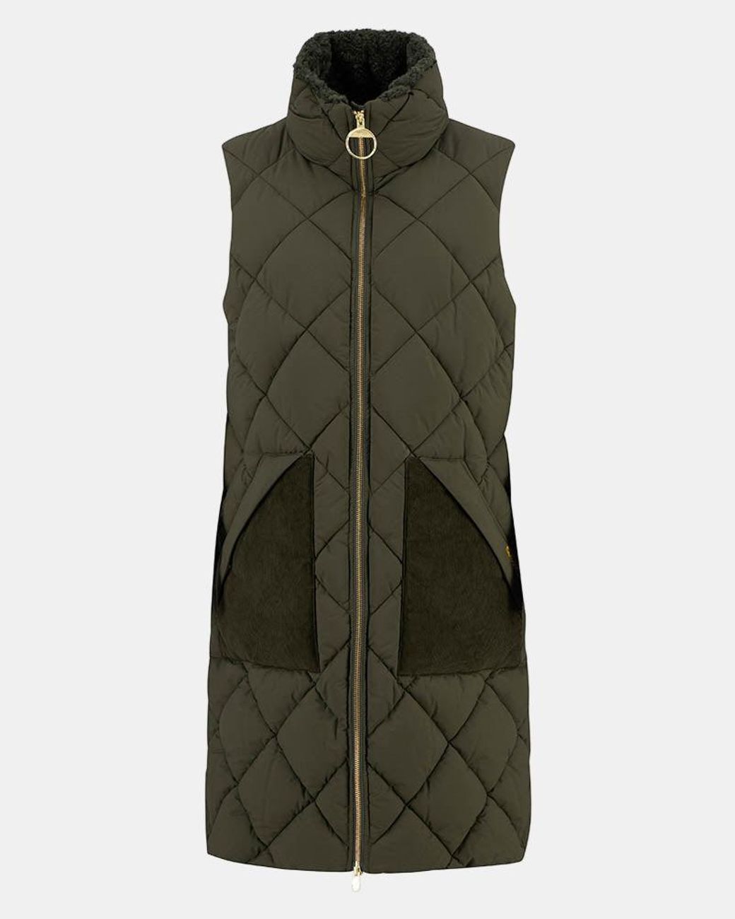 Barbour Green Bernice Puffer Gilet