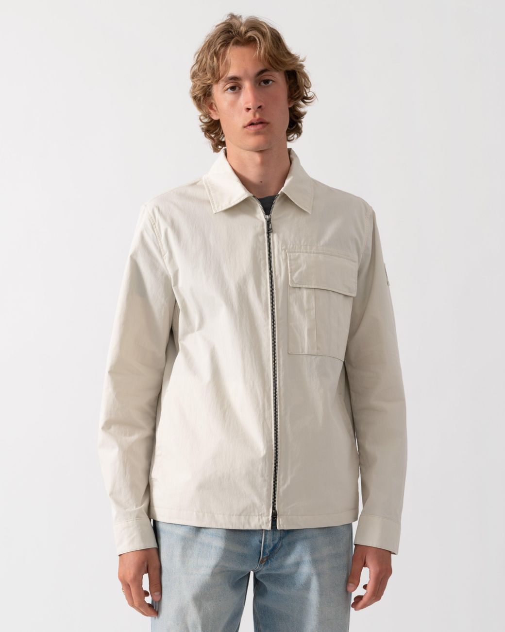 Belstaff Natural Cargo Overshirt for men