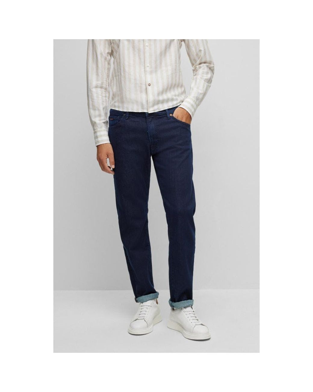 BOSS Orange Maine Bc-l-c Royal Jeans in Blue for Men | Lyst Canada