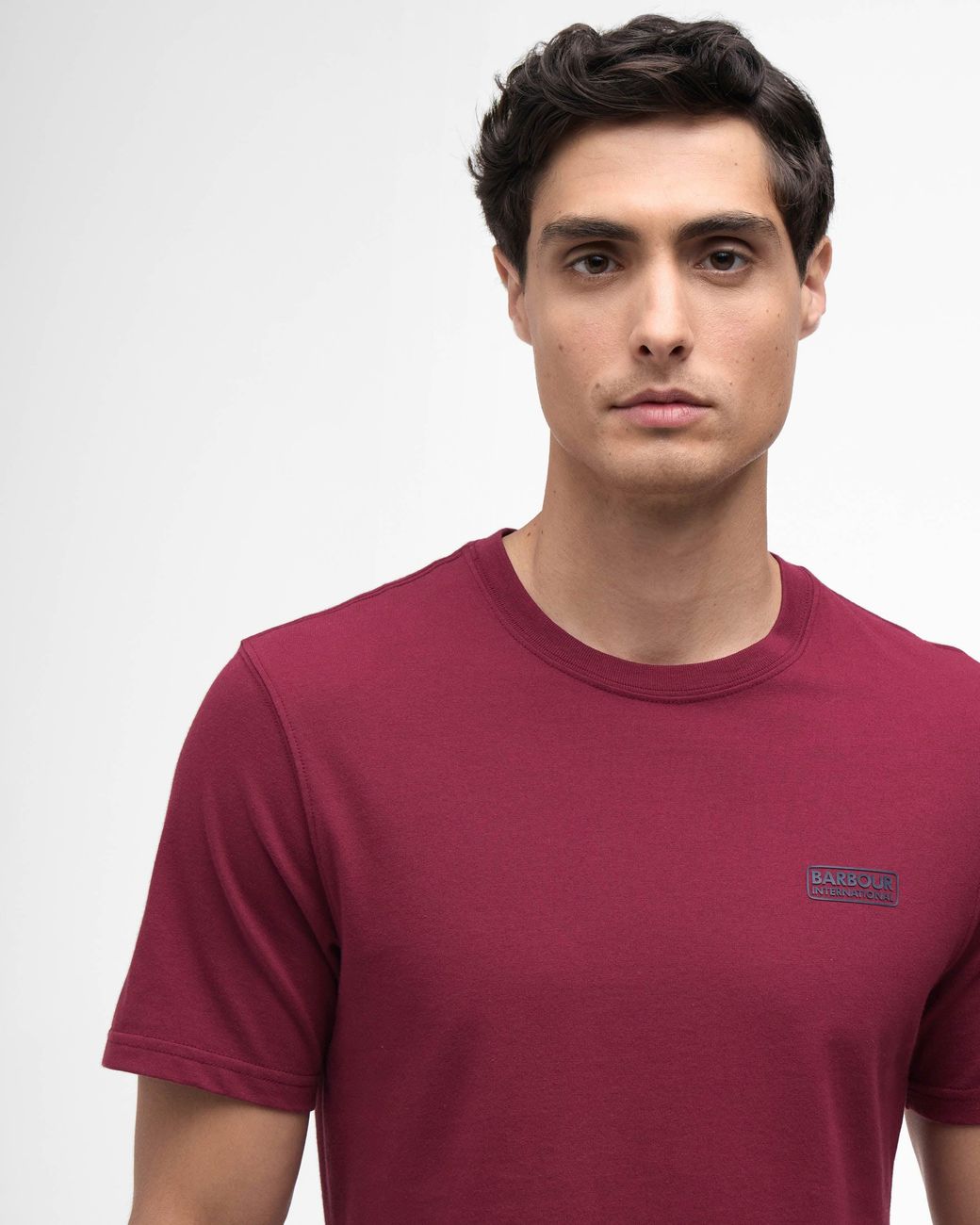 Barbour Red Small Logo T-Shirt for men