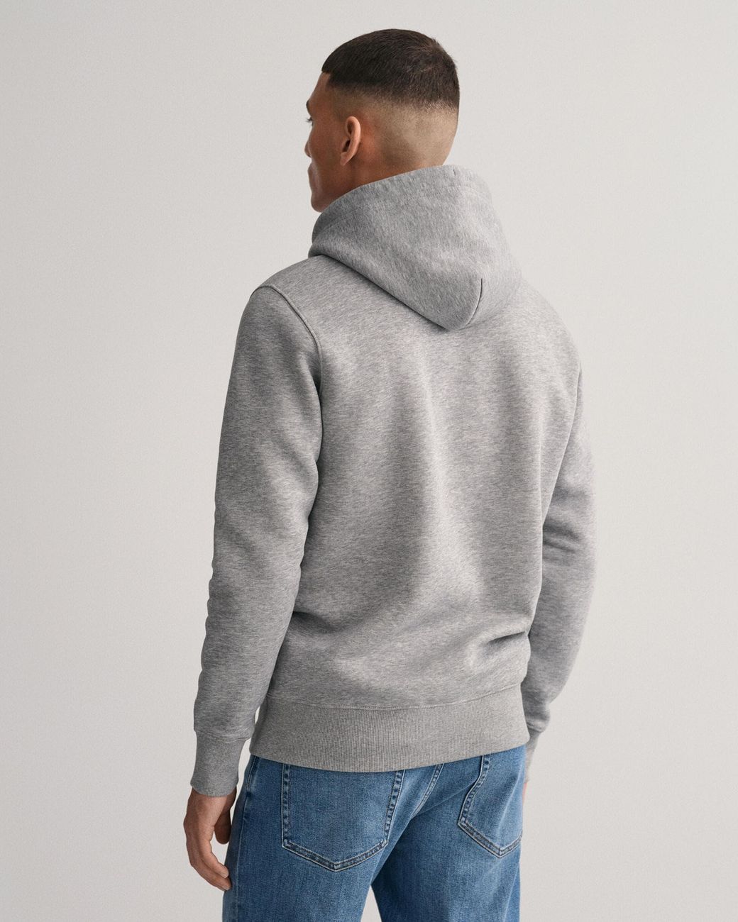 Gant Gray Reg Shied Hoodie An for men