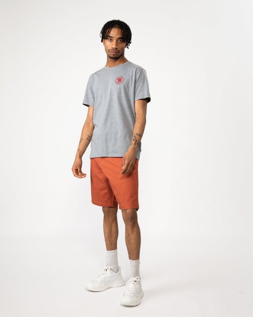 Fjallraven Gray 1960 Logo T-Shirt Size: M for men