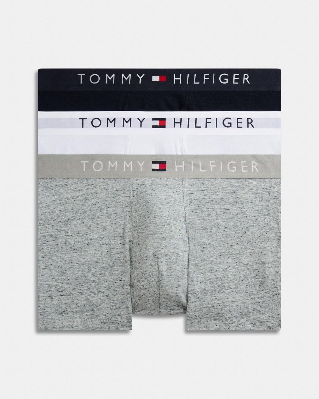 Tommy Hilfiger Gray 3 Pack Waistband Trunks for men