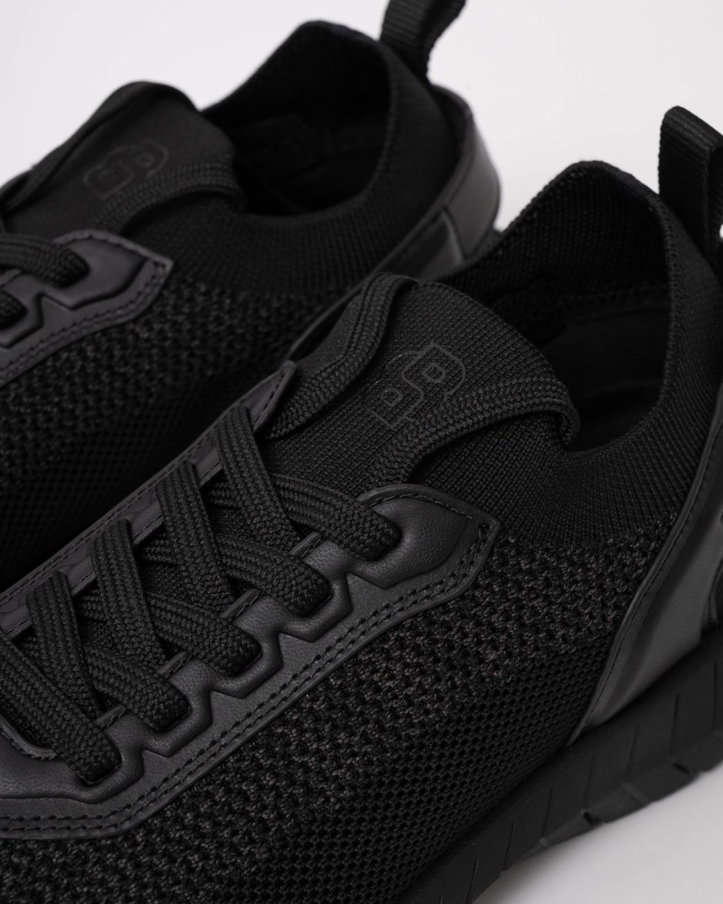 Boss Black Motion Sock Trainers With Knitted Uppers for men