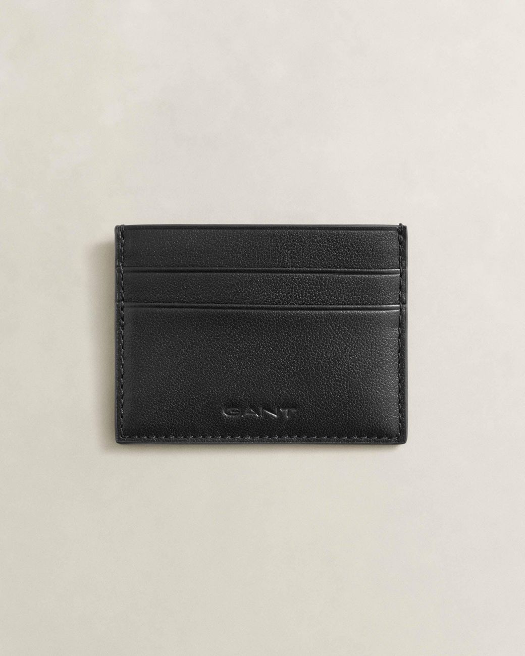 Gant Black Leather Card Holder for men