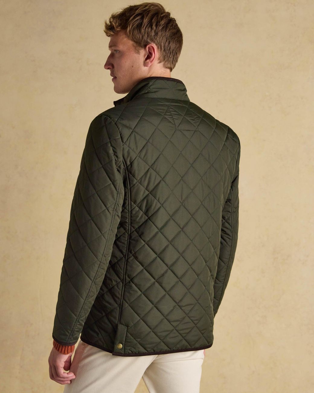 Joules Black Maynard Quilted Jacket for men
