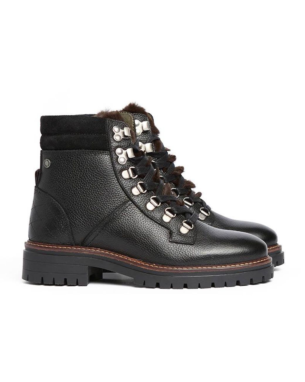 Barbour Black Bamburgh Hiker Boot