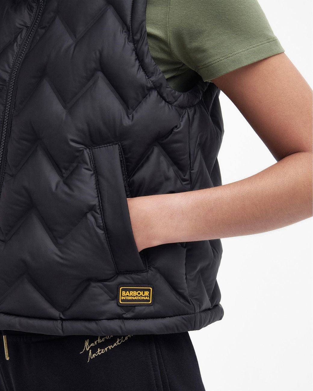 ダウンベスト Barbour International Smithstone Gilet Barbour International | Smithstone Gilet | Black | Scotts