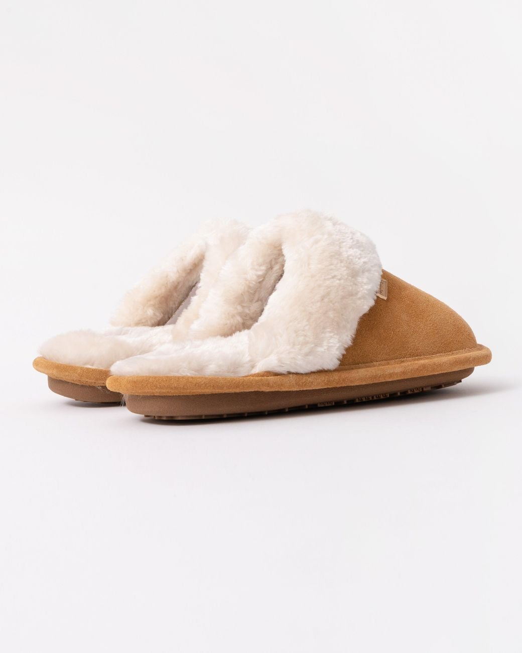 Hunter White Mule Slipper