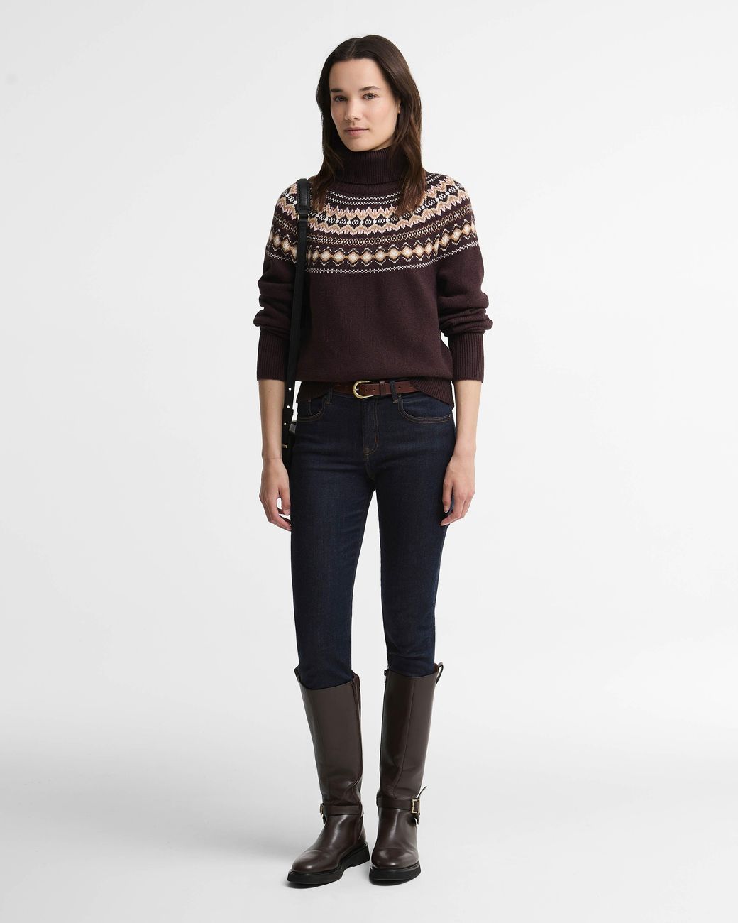 Barbour Multicolor Darwen Turtle Neck Jumper