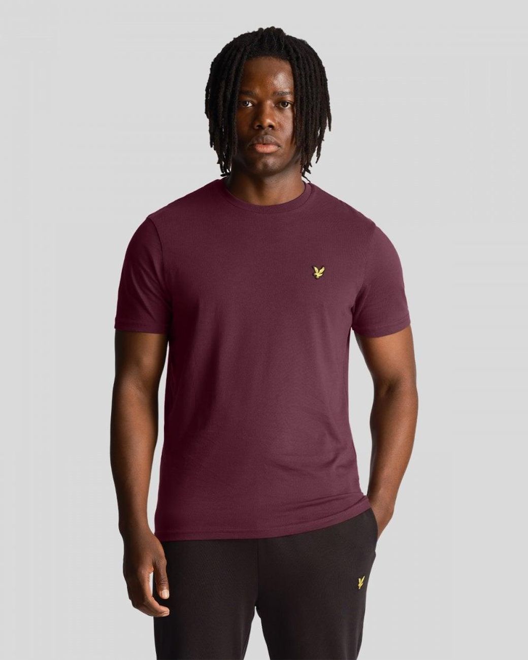 Lyle & Scott Purple Lyle & Scott Plain T-Shirt for men