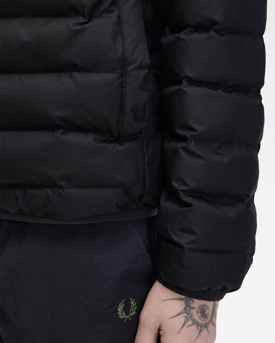 Fred Perry Blue Insulated Jacket for men
