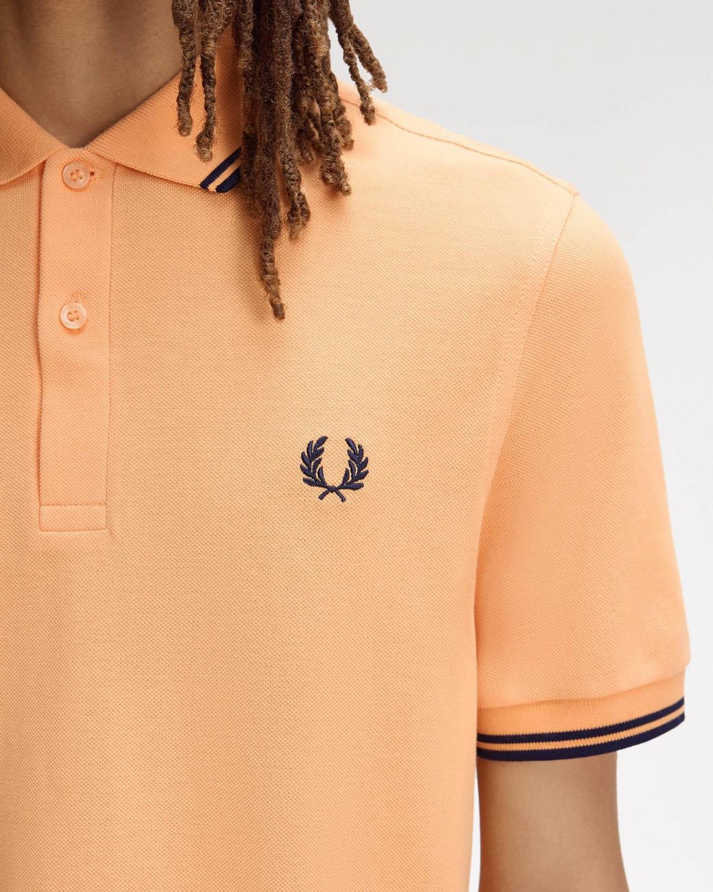 Fred Perry Natural Twin Tipped Signature Polo Shirt for men