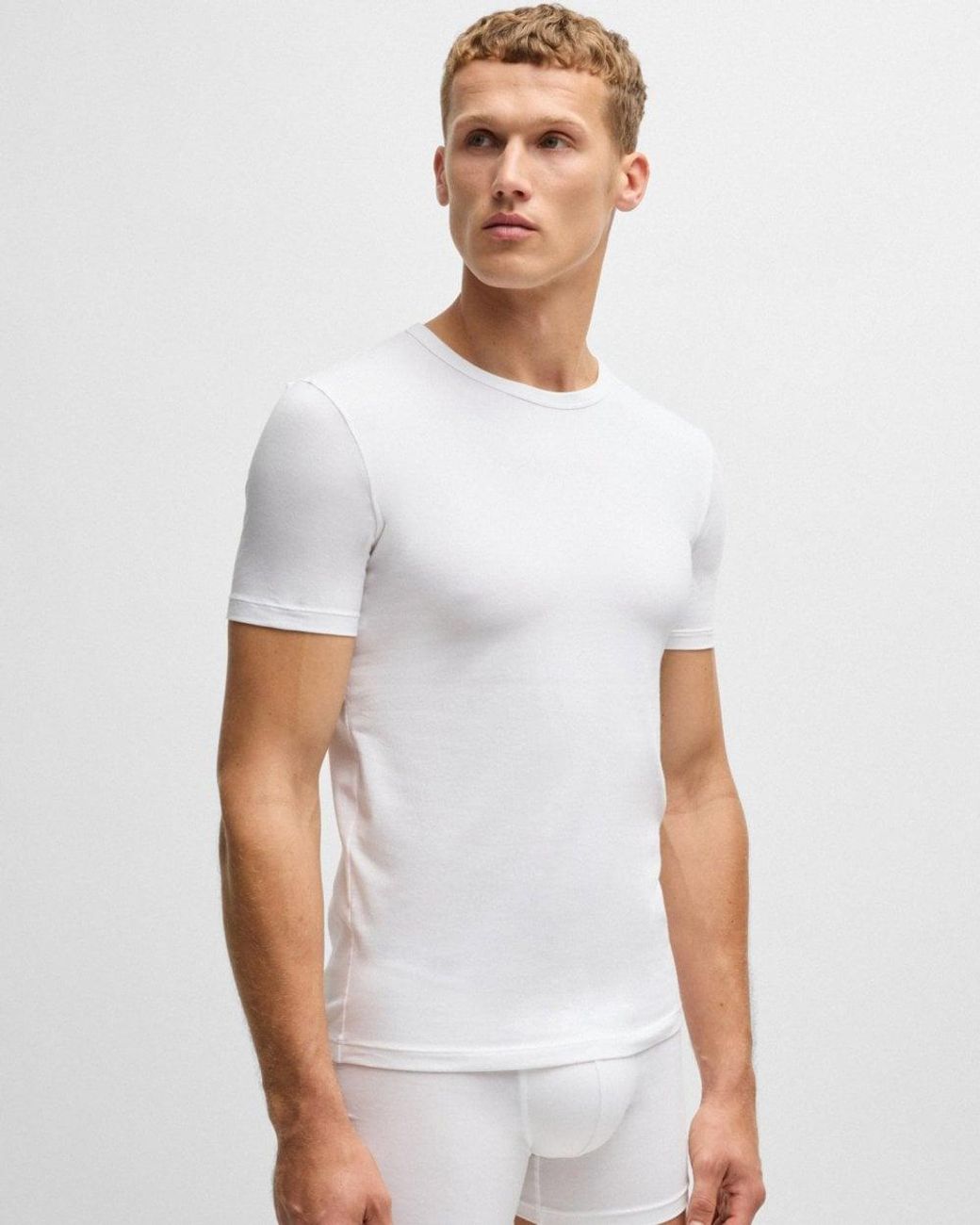 Boss White Rn Modern 2-Pack T-Shirts Nos for men