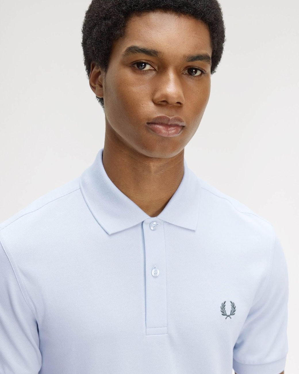 Fred Perry White Plain Signature Polo Shirt for men