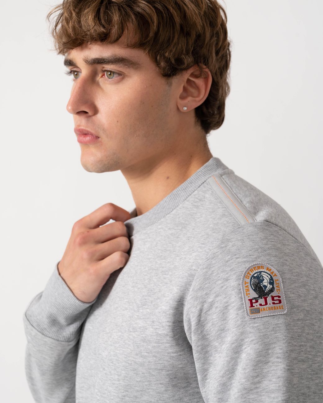 Parajumpers Gray K2 Sweatshirt for men