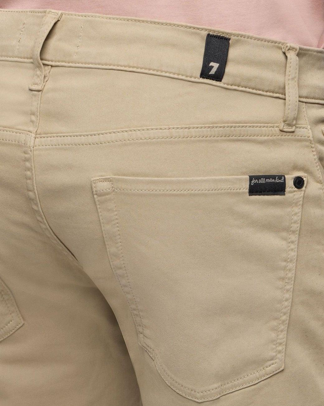 7 For All Mankind Natural Slimmy Slim Fit Stretch Sateen Jeans for men