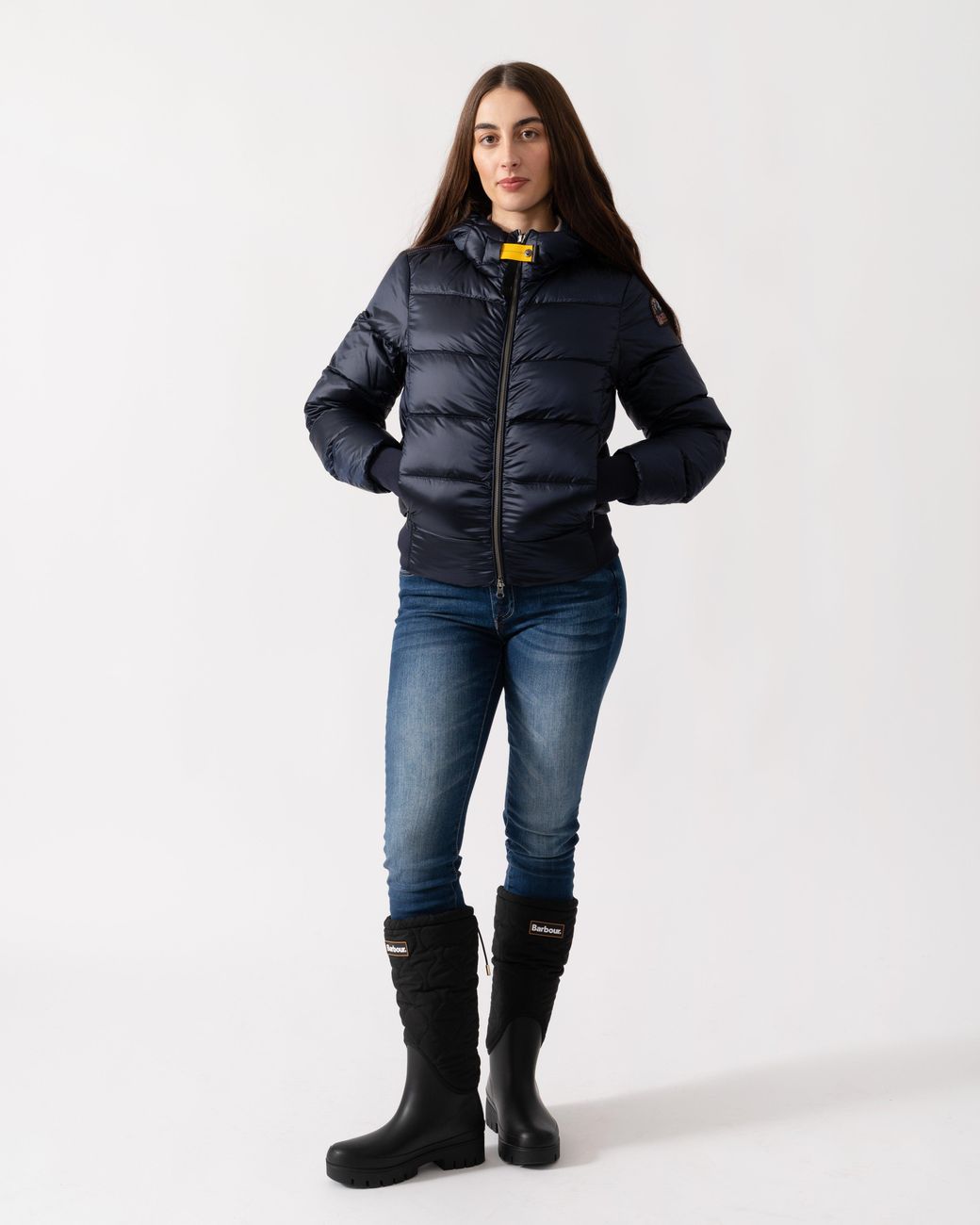 Parajumpers Blue Mariah Hooded Down Bomber