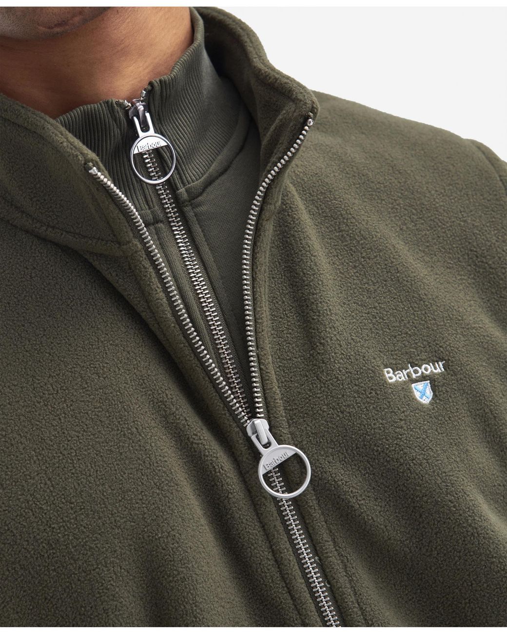 Barbour Green Essentials Fleece Gilet for men