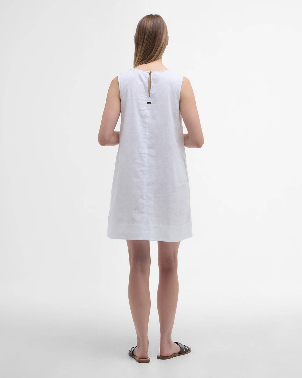 Barbour White Lucy Mini Dress