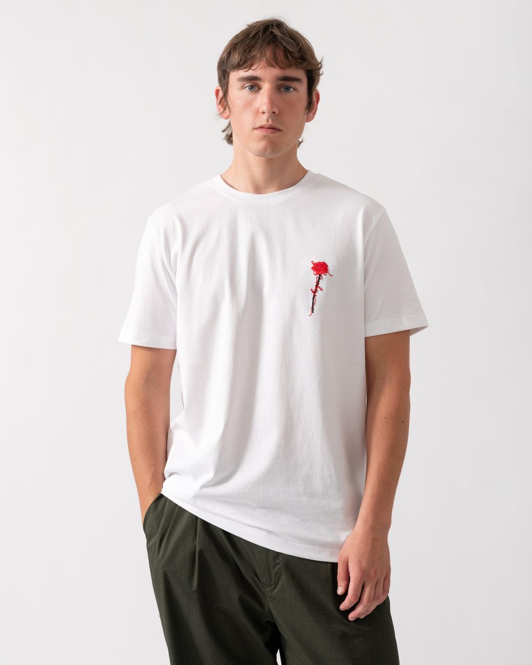HUGO White Diflow T-Shirt for men