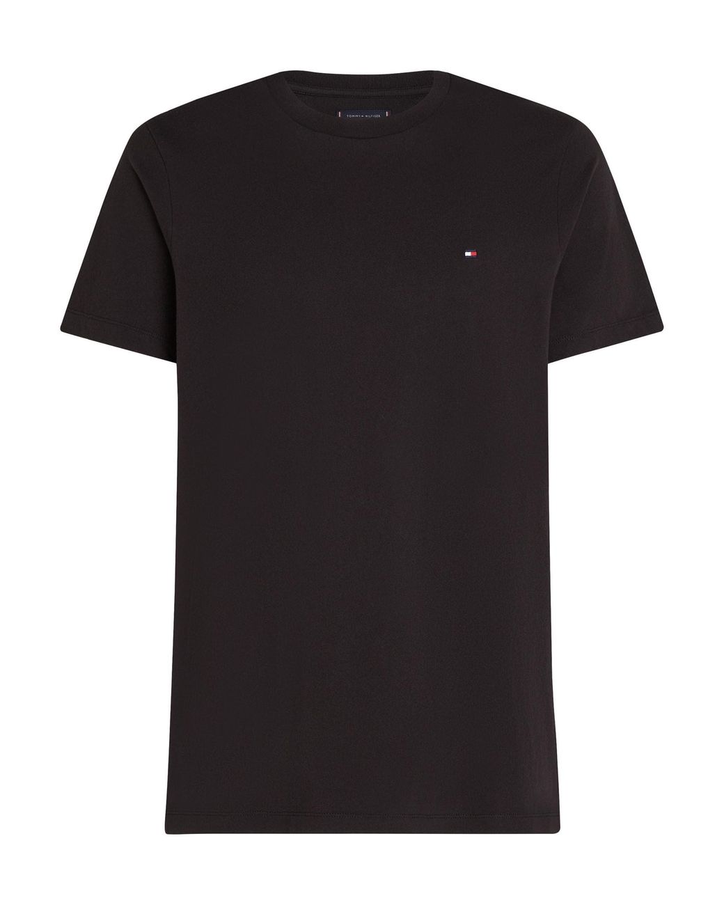 Tommy Hilfiger Black Essential Solid T-Shirt for men