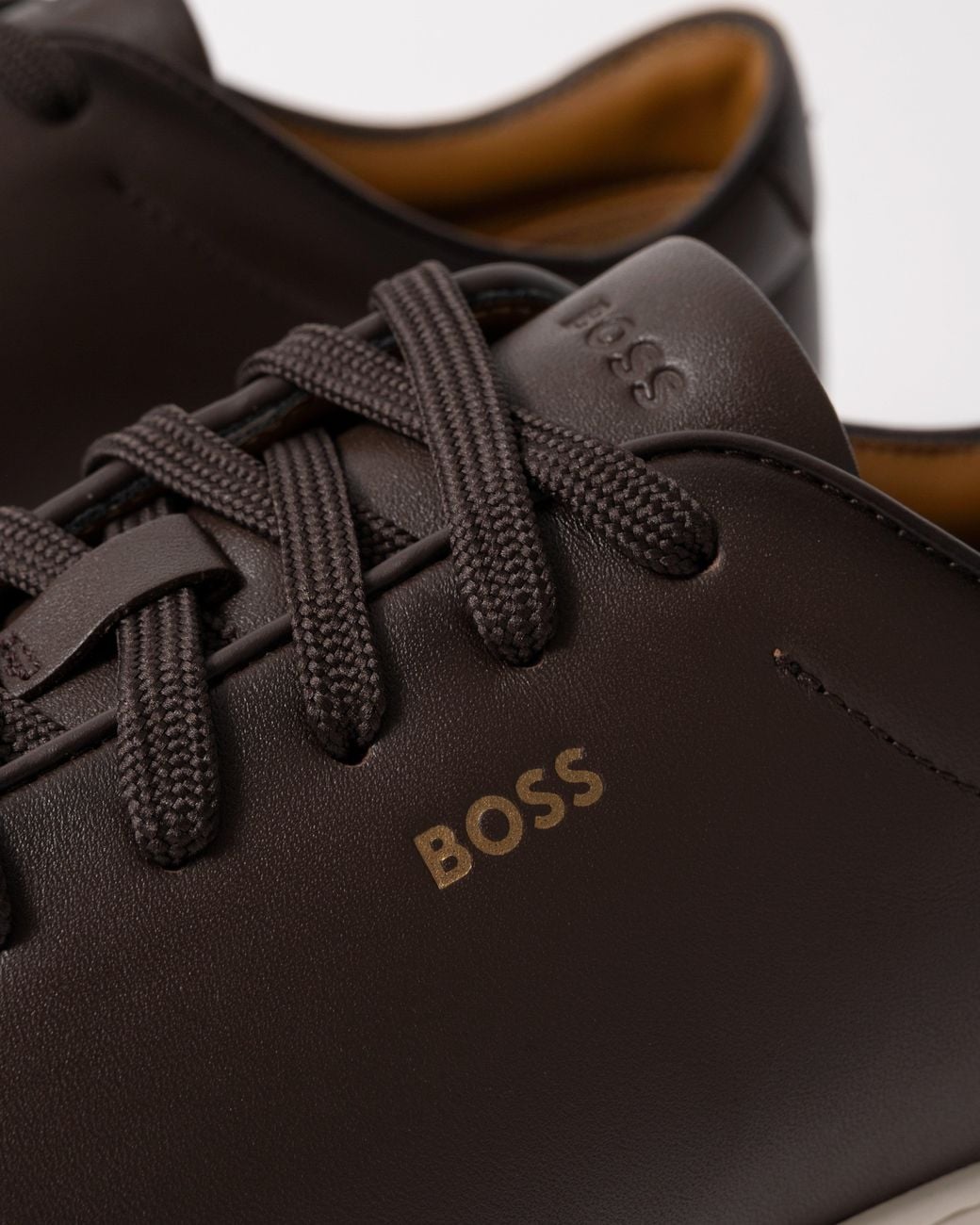 Boss Brown Kieran Cupsole Sneakers for men