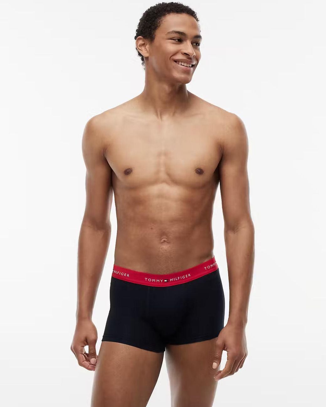 Tommy Hilfiger Blue 3-Pack Logo Waistband Trunks for men