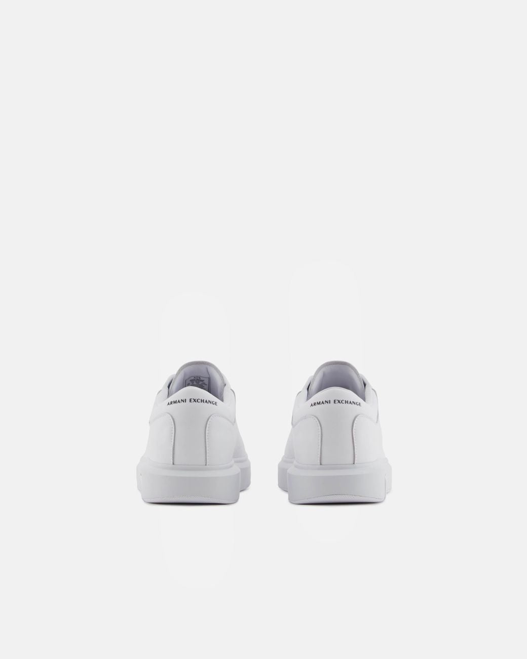 ARMANI EXCHANGE White Leather Sneakers for men