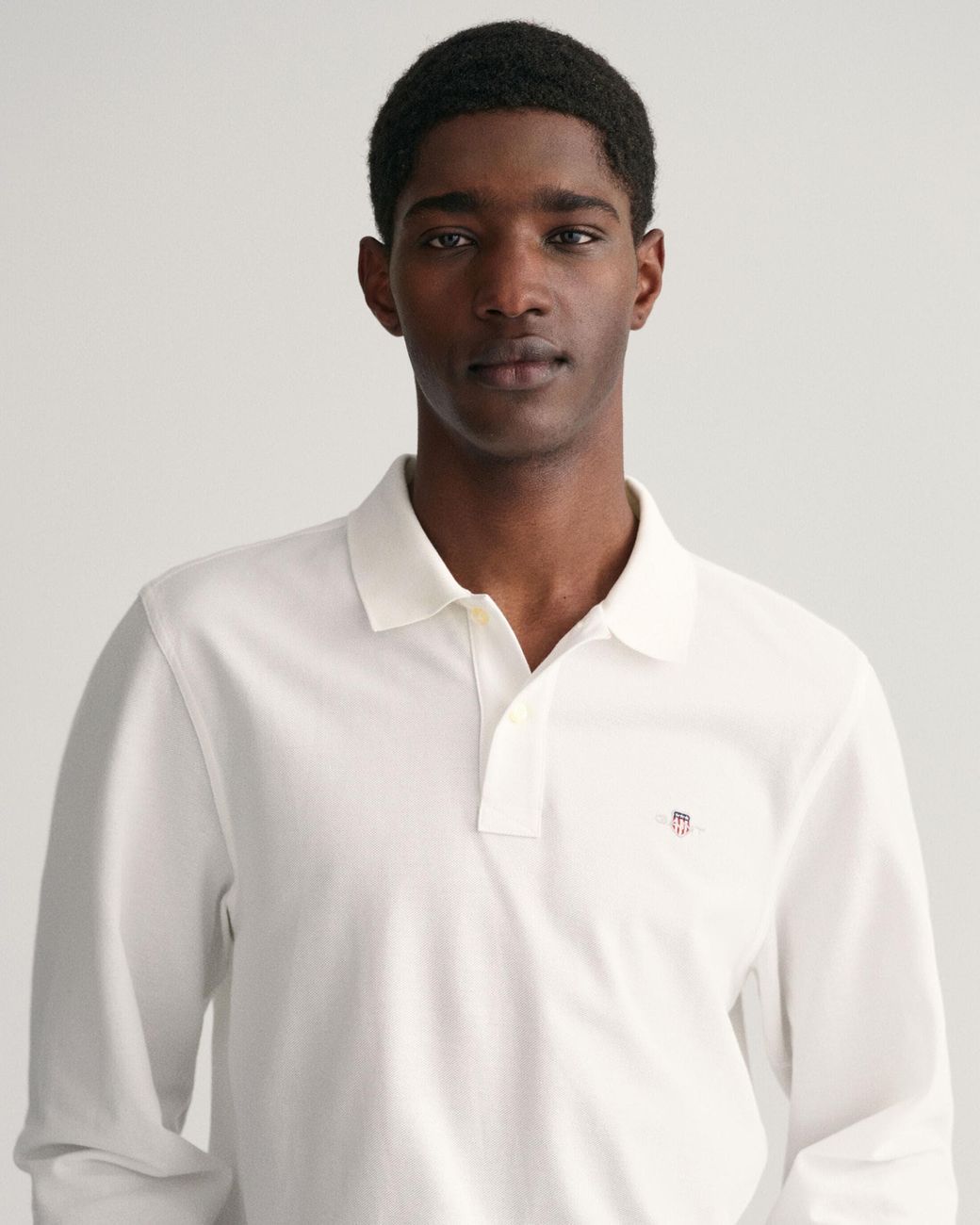 Gant White Reg Shied rugger Ong Seeve Poo An for men