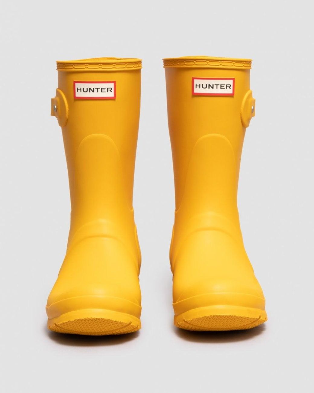 Hunter Yellow Original Short Wellies