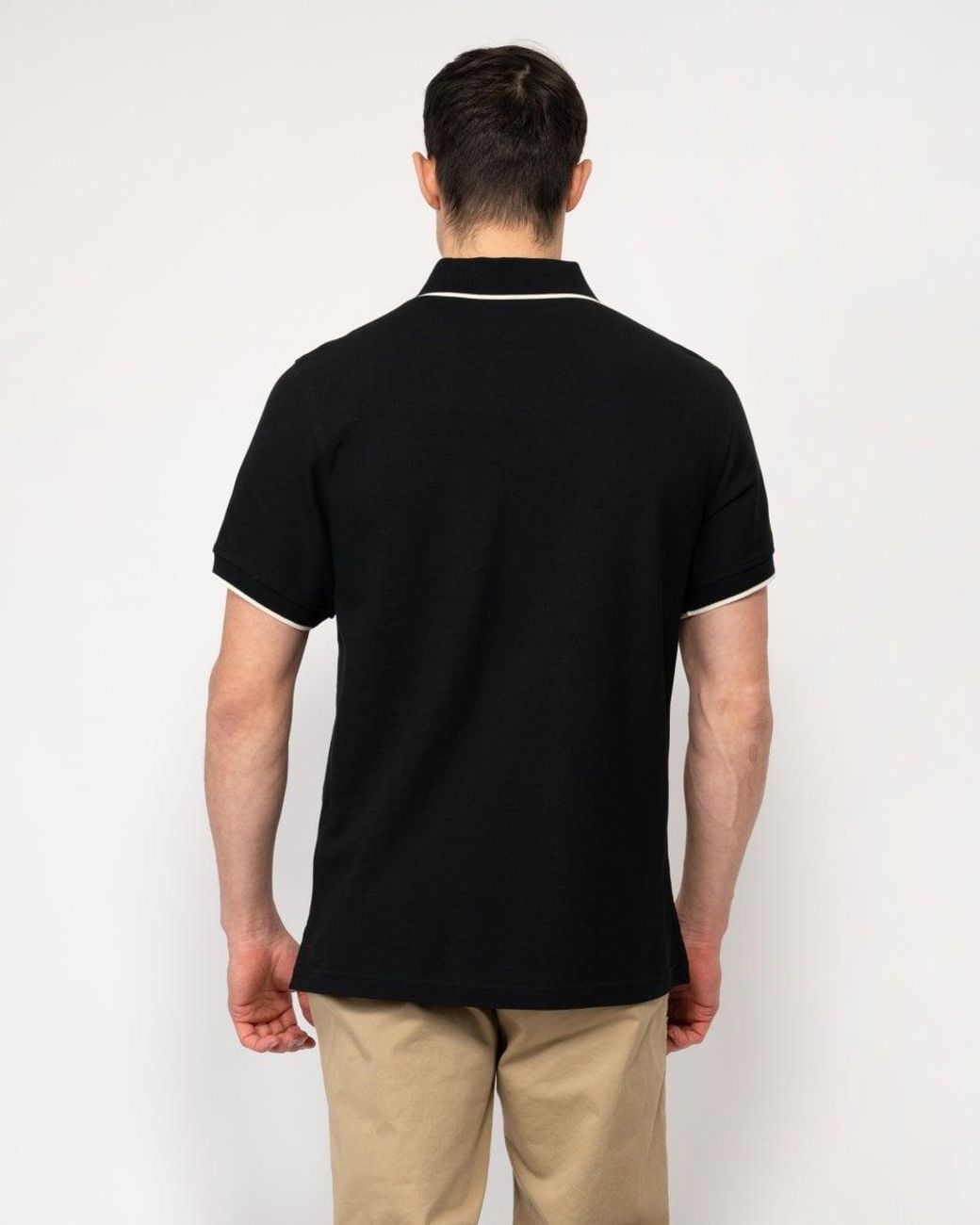 Belstaff Black Tipped Polo for men