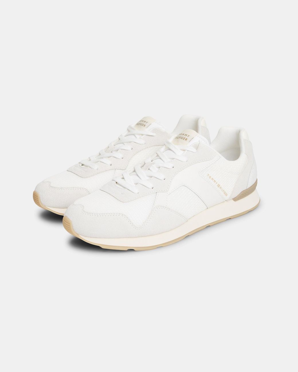 Tommy Hilfiger White Th Core Mix Trainers for men