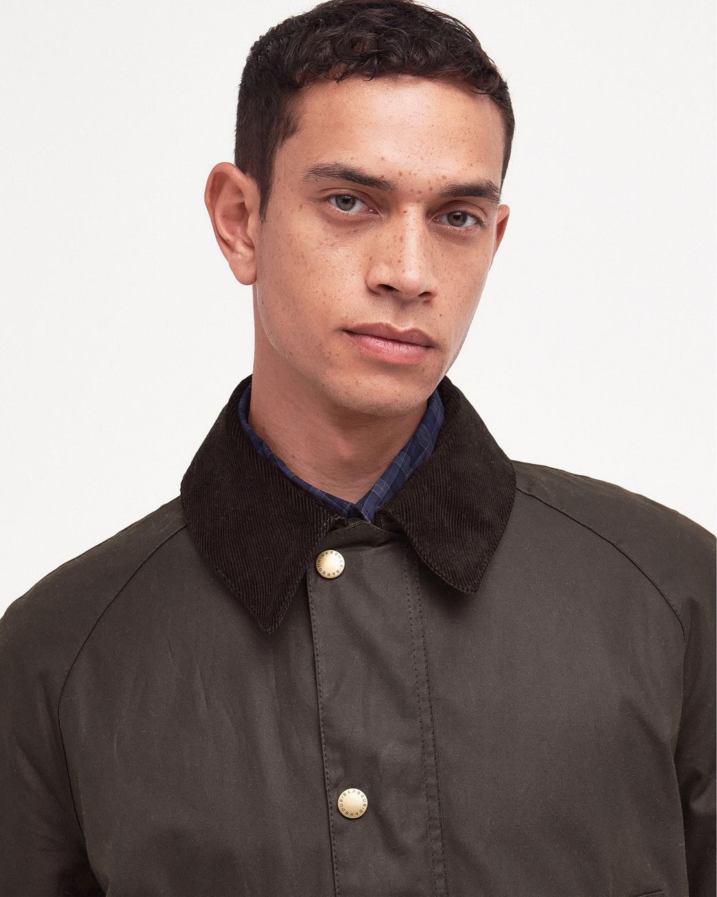 Barbour Black Ashby Wax Jacket for men