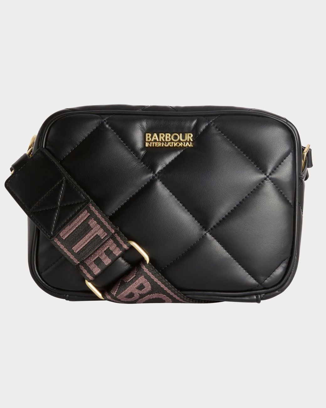 Barbour Black Soft Quilt Sloan Crossbody Bag