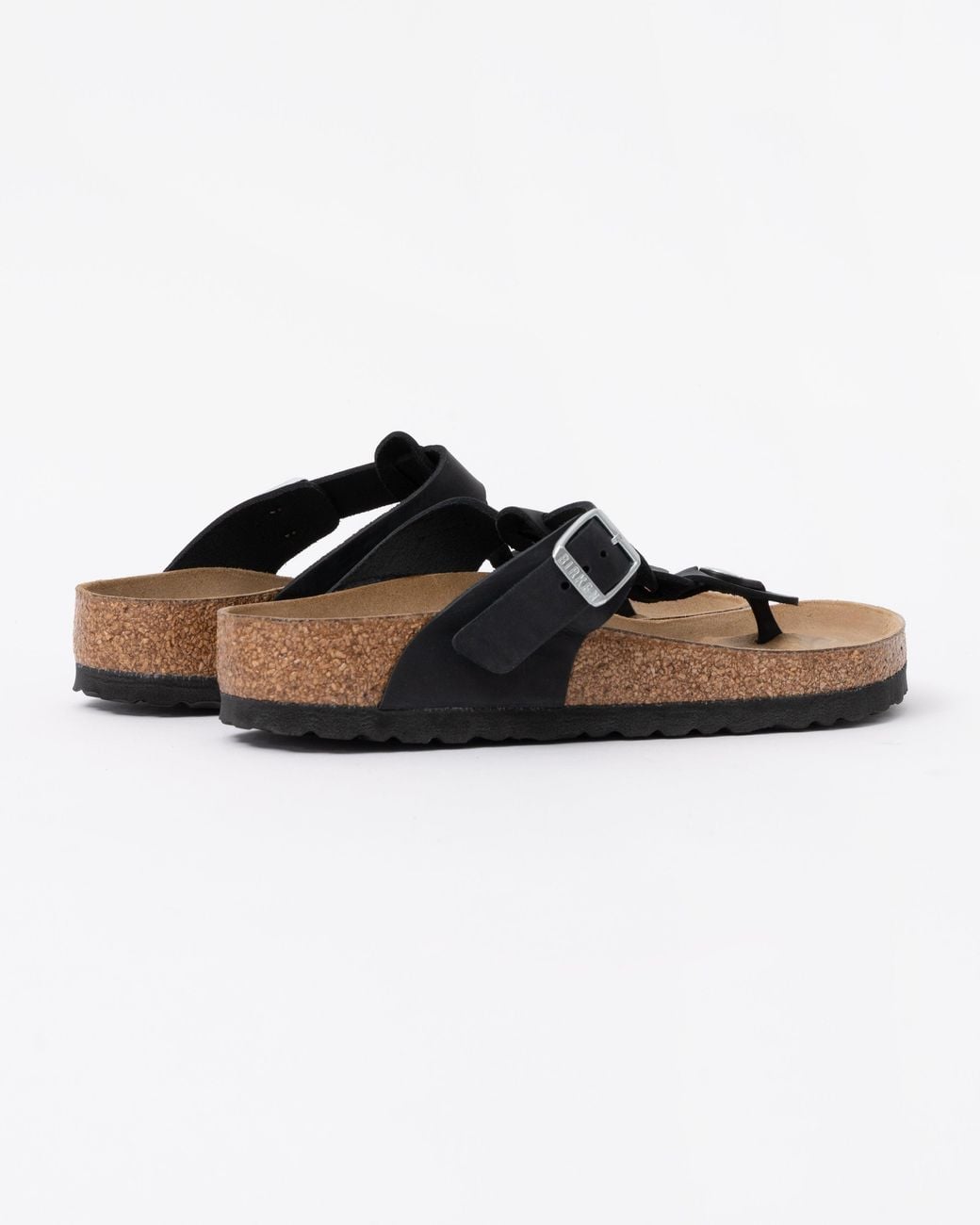 Birkenstock Brown Gizeh Braided Natural Oiled Leather Sandals