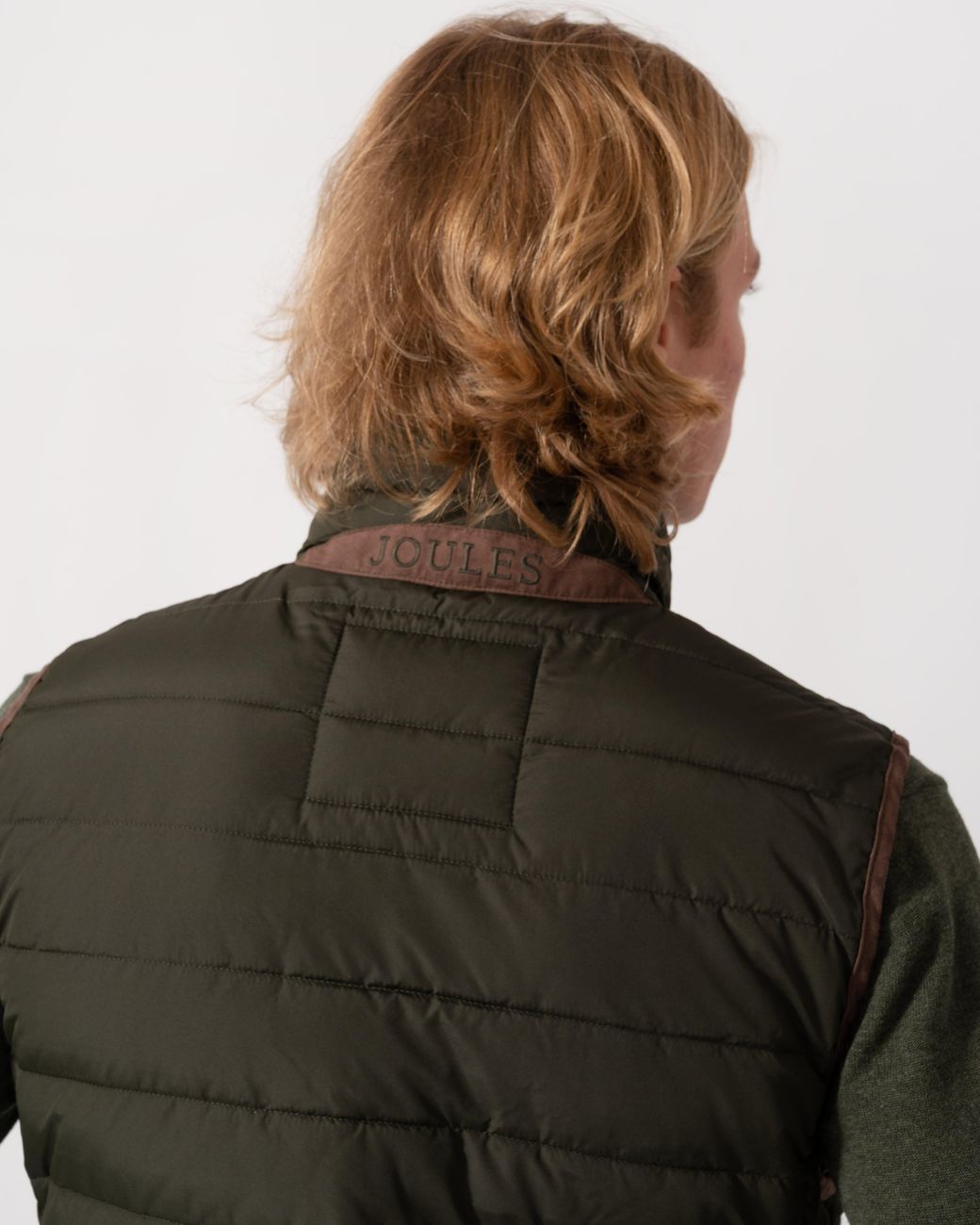 Joules Black Heritage Padded Gilet for men
