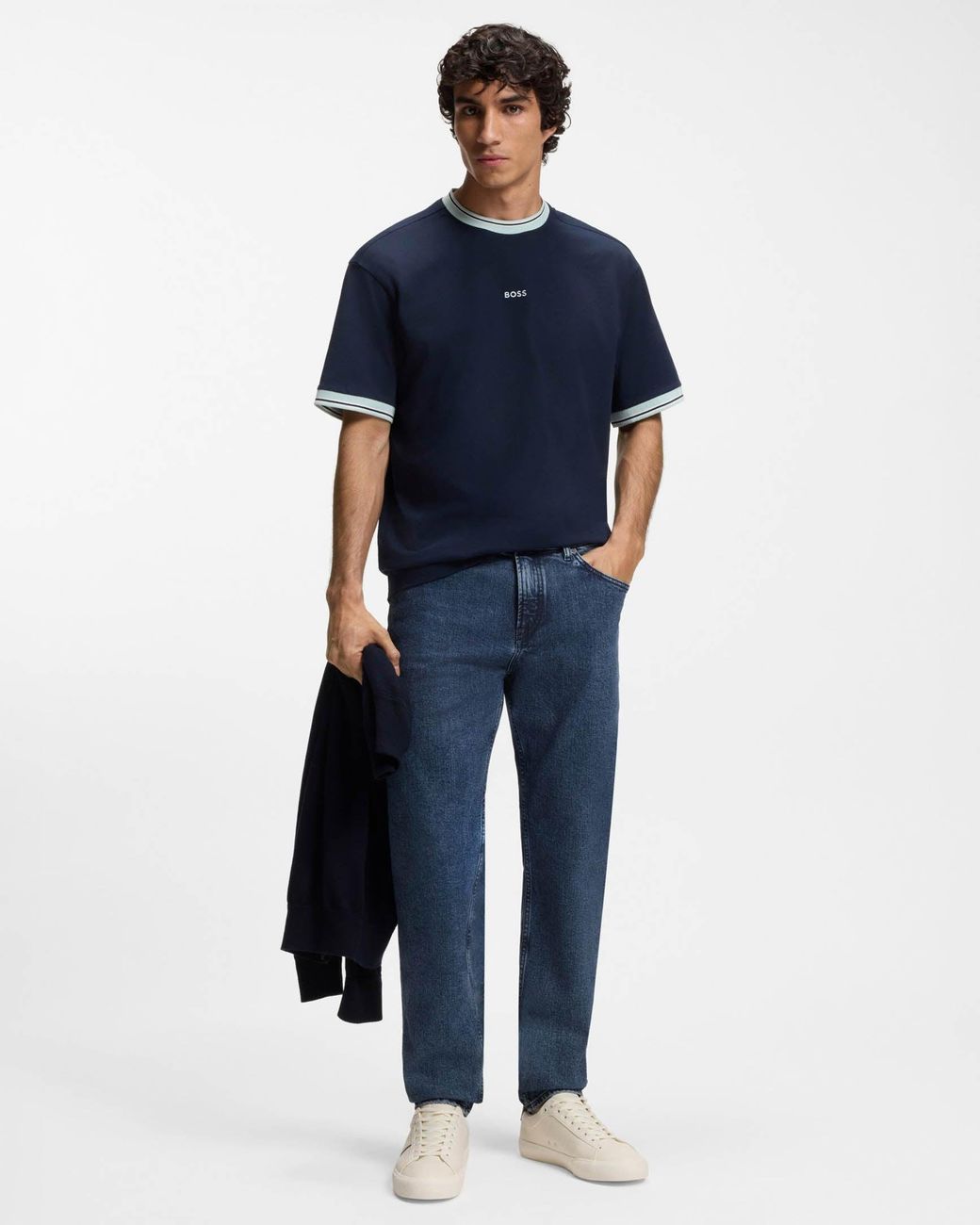 Boss Blue Maine Regular-Fit Jeans for men