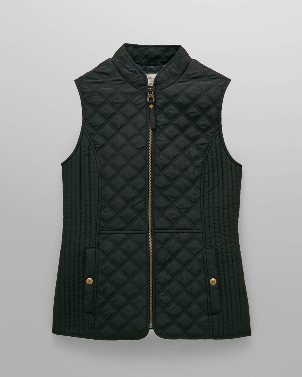 Joules Green Minx Diamond Quilt Gilet