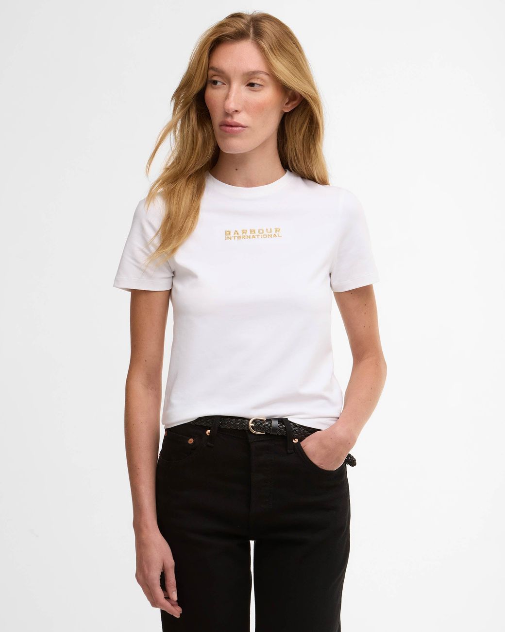 Barbour White Devin T-Shirt