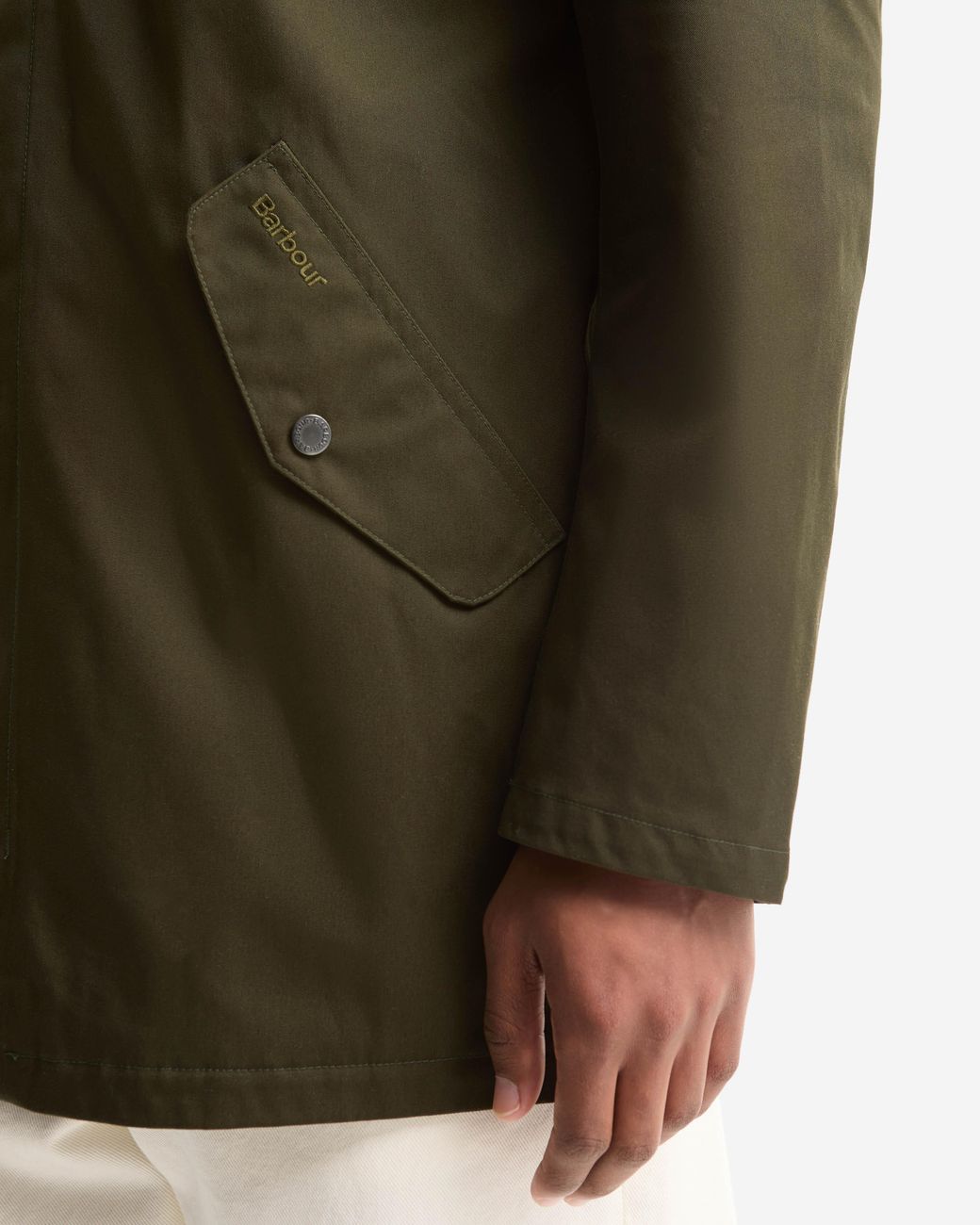 Barbour Green Chelsea Waterproof Jacket for men