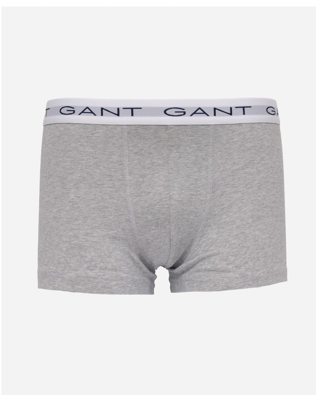 Gant Gray Slim Fit Cotton Jersey Trunks for men