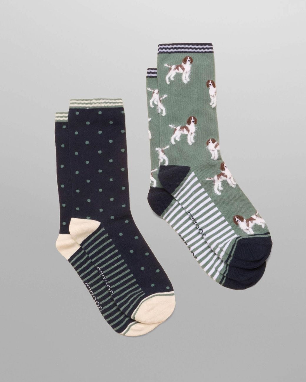 Joules Blue Everyday 2 Pack Socks