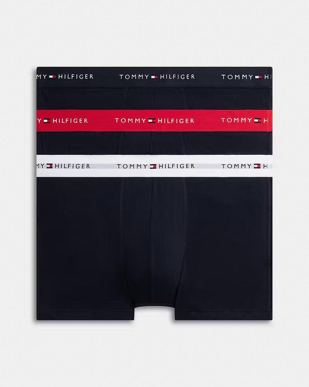 Tommy Hilfiger Blue 3-Pack Logo Waistband Trunks for men