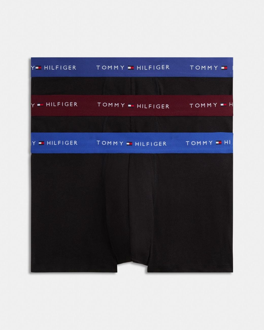 Tommy Hilfiger Blue 3-Pack Logo Waistband Trunks for men